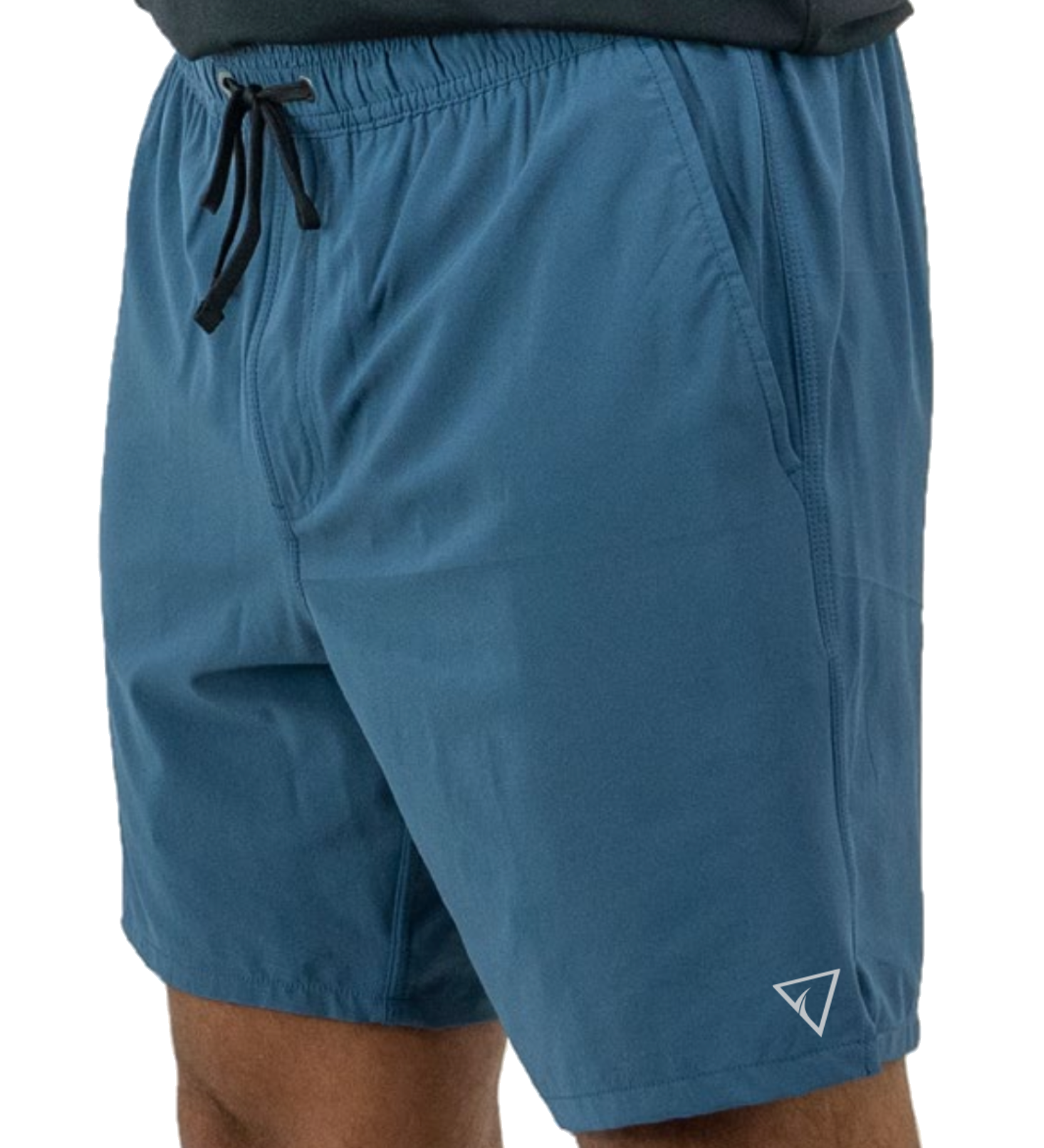 Men’s Undertow lined hybrid shorts in slate blue with built-in comfort liner and hidden pocket