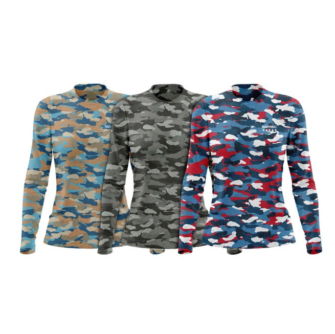Camo Collection Sport Tec Crew Long Sleeve – Women's