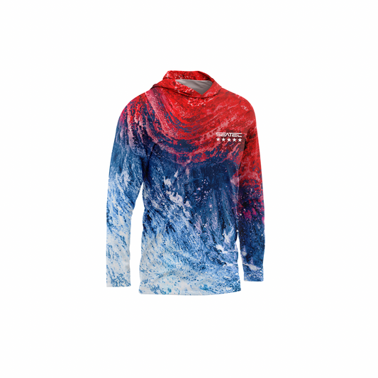 Spindrift Sport Tec Hooded Long Sleeve - Youth