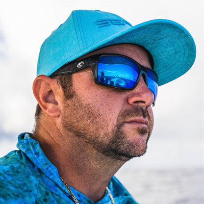 blue performance hat for men 