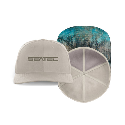 Kingfish Tri Tec performance snapback trucker hat with flex sweatband by Seatec Outfitters