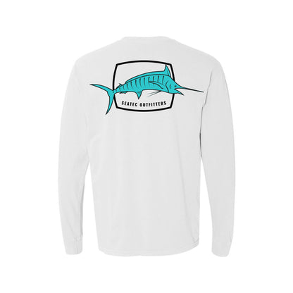 marlin long sleeve fishing t-shirt