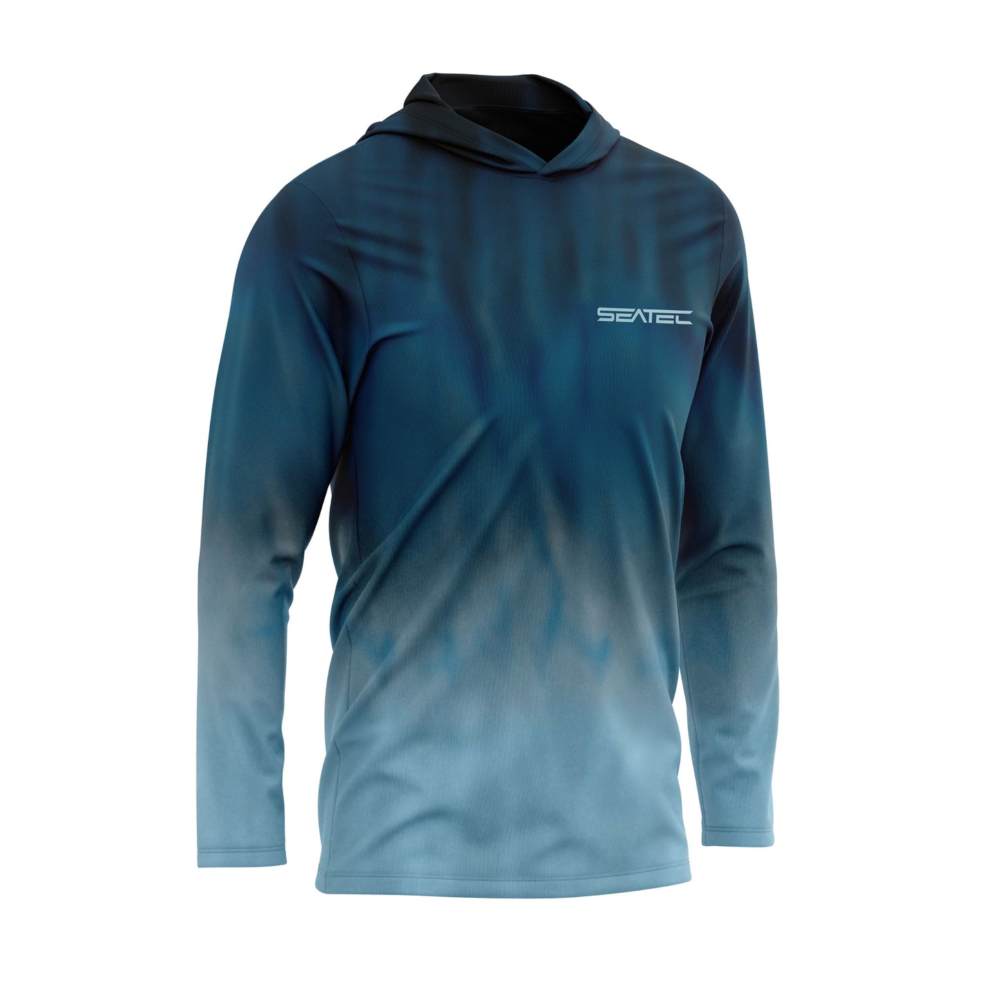 Wahoo Men's Hooded Performance Shirt – Lightweight, moisture-wicking fishing shirt for active outdoor use with UPF sun protection