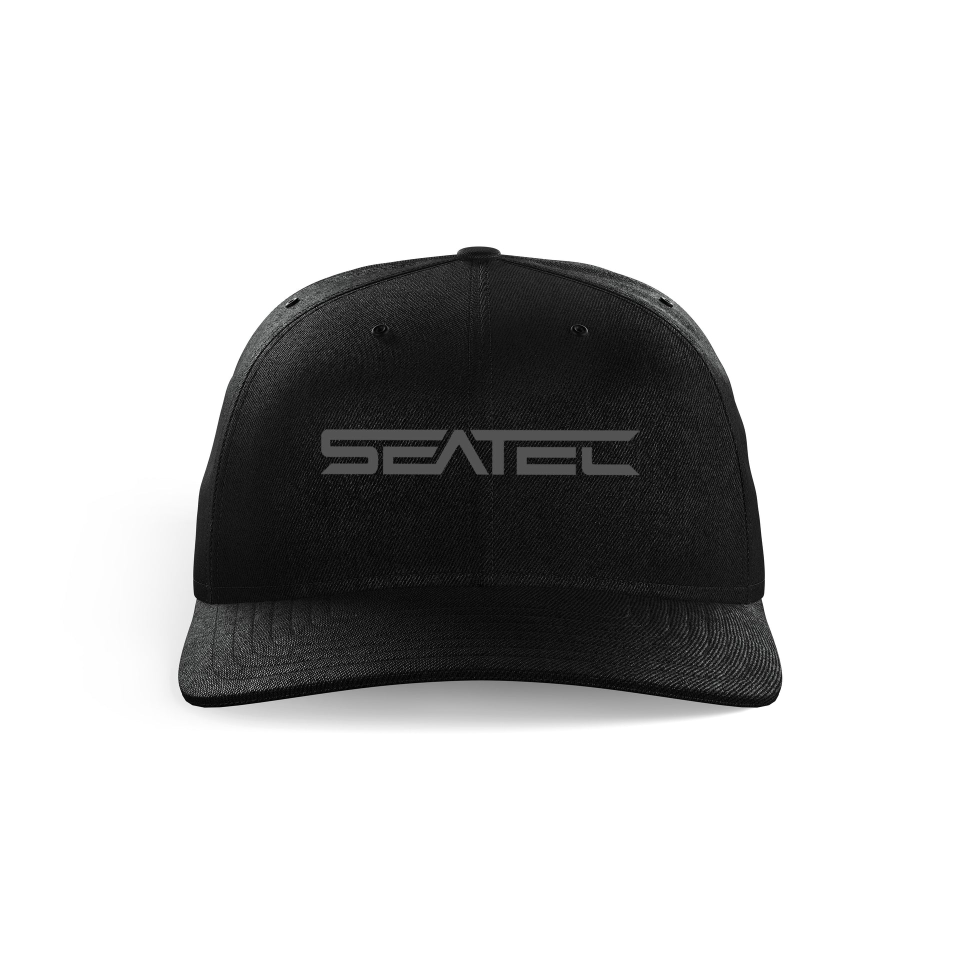 Seatec Outfitters Midnight, Mesh Back Snapback Cap, Tri Tec Performance Headwear - SPF 30+, Flex Performance Sweatband, Moisture Wicking