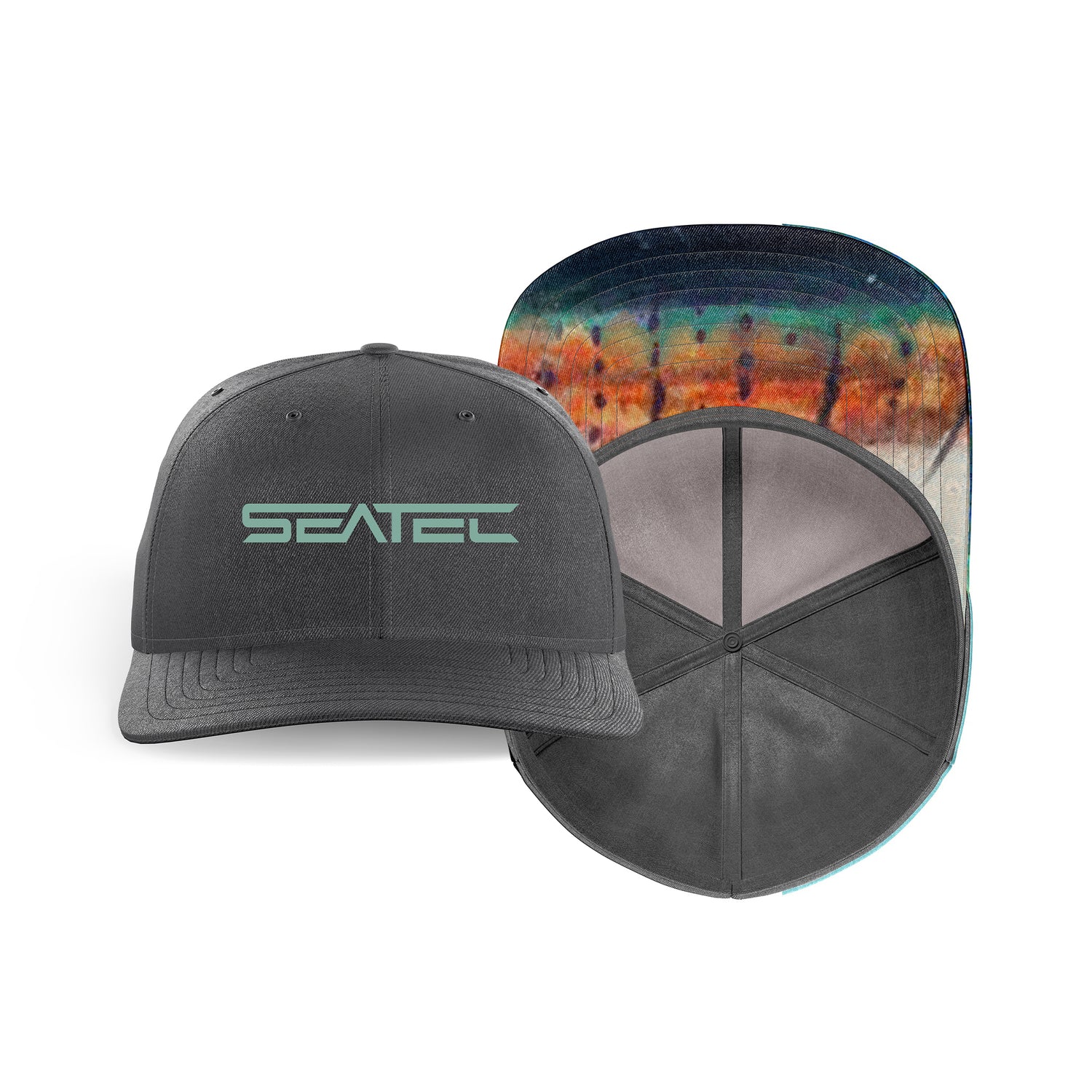 Sailfish Tech Mesh performance snapback trucker hat with flex sweatband by Seatec Outfitters