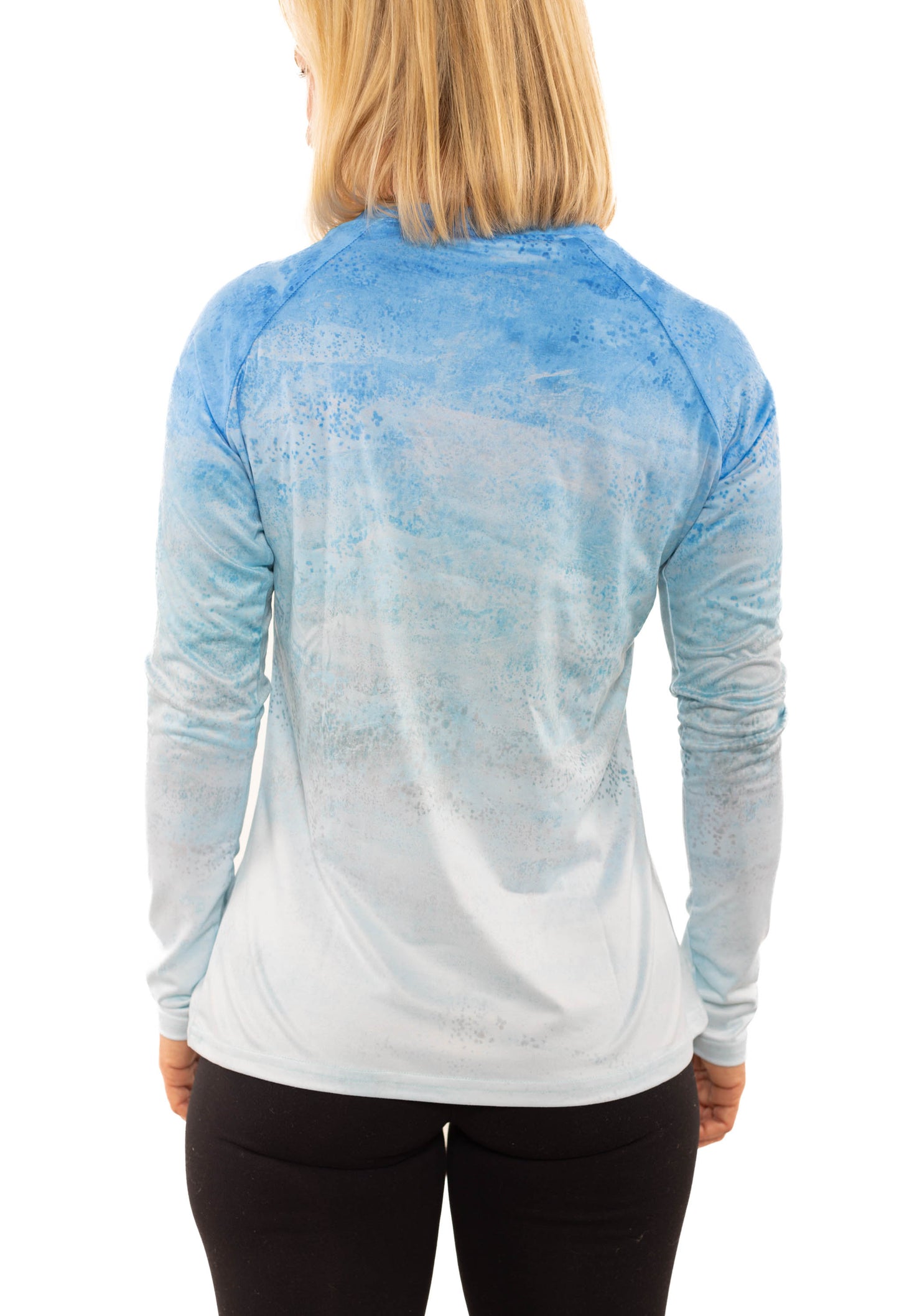 WOMEN'S SPORT TEC | BLUE MAHI | V NECK