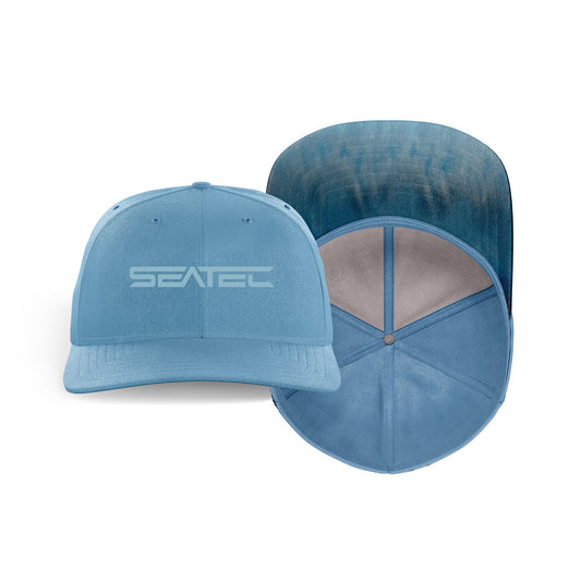 Wahoo Tri Tec performance snapback trucker hat with flex sweatband by Seatec Outfitters