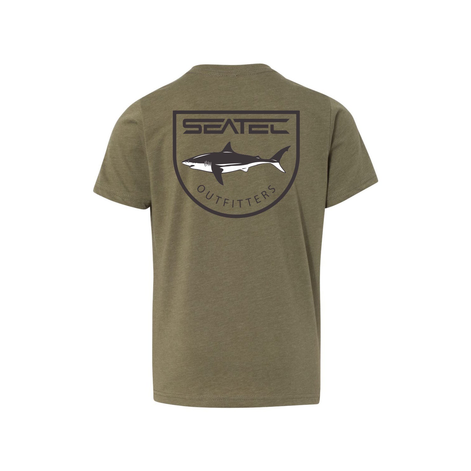 white shark short sleeve t-shirt